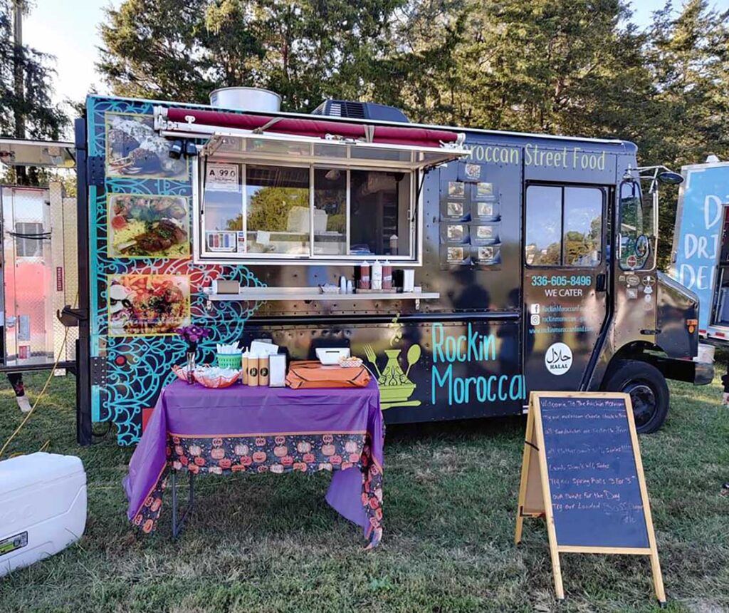 The Rockin Moroccan food truck debuted in July 2019.