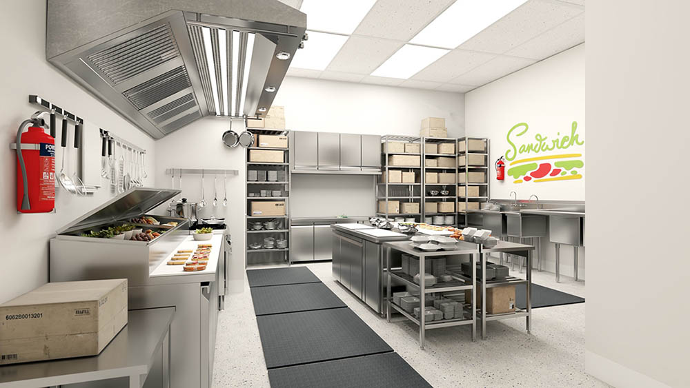 ChefReady provides kitchen architects to help tenants customize their kitchens.