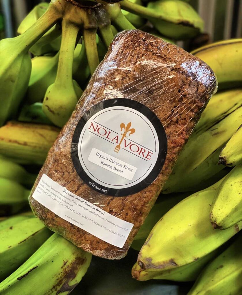 Customers rave about Nolavore’s banana bread.