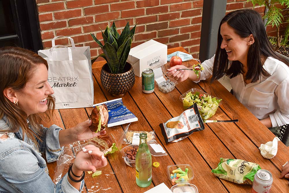 Beatrix Market offers customizable grab-and-go lunchboxes to corporate clients.