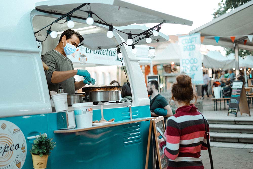 Customers of Roaming Hunger, a booking marketplace for food trucks, are still looking for COVID-safe foodservice options.