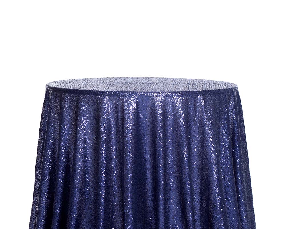 Sequin linen in Royal from Ultimate Textile