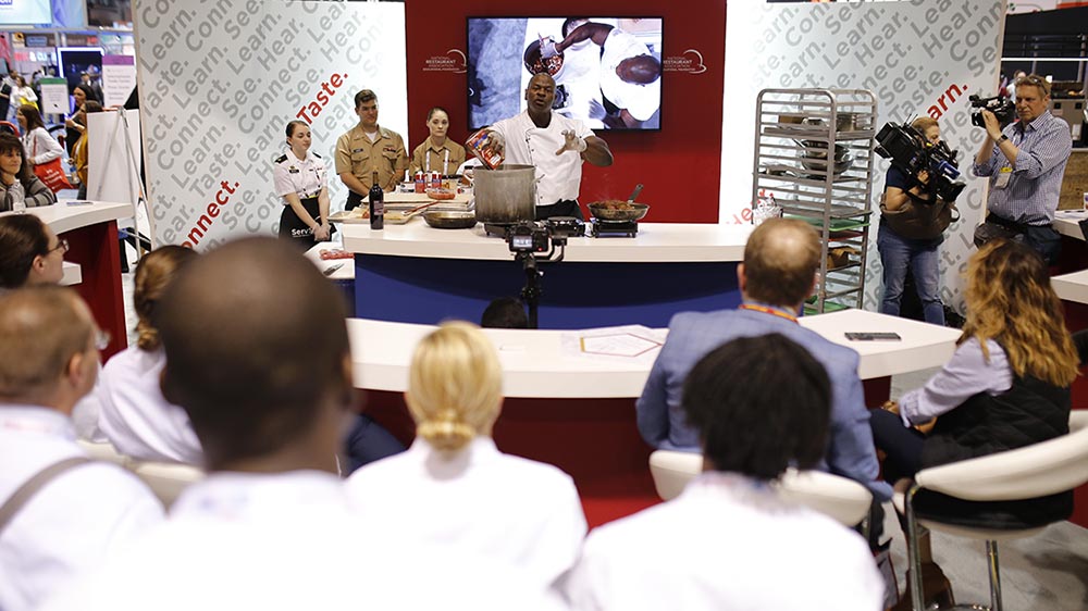 Celebrated chefs and beverage experts will perform demonstrations at the National Restaurant Association Show.