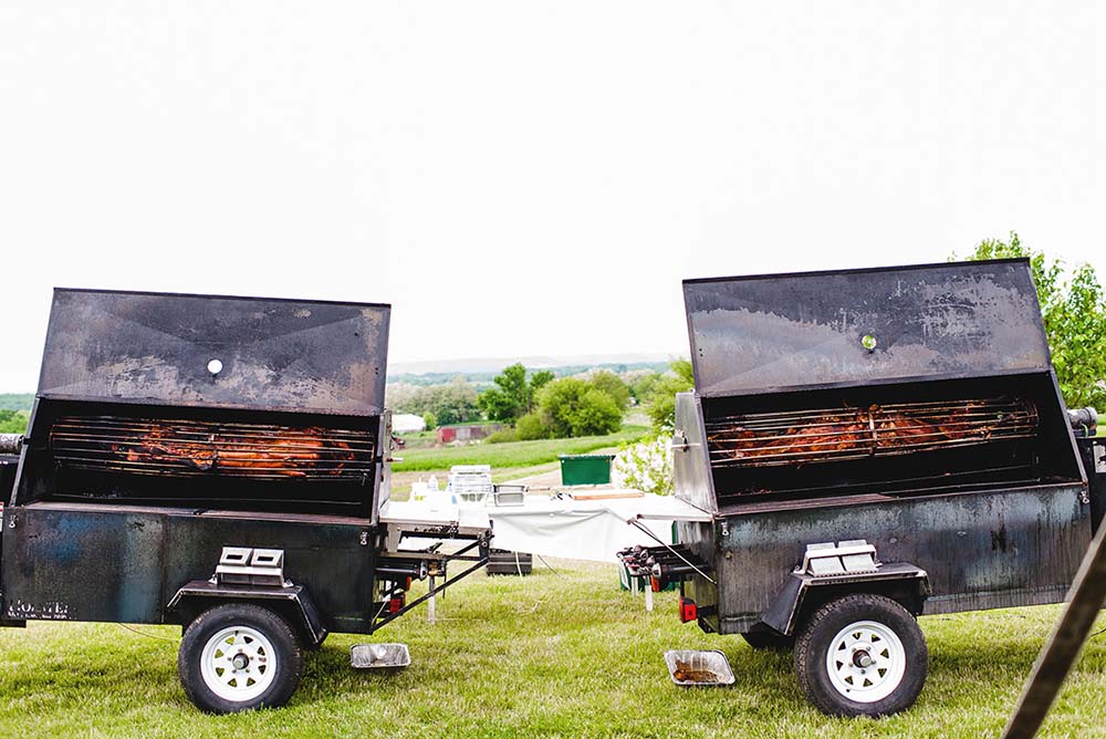 Clients love Tasty Catering’s pig roasts.