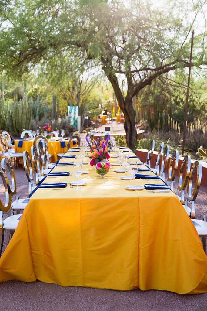 Tables at the event spanned five distinct areas. Photo by Haute Media