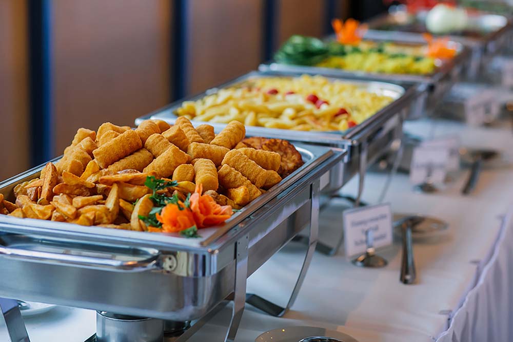 Plan buffets carefully to ensure safety and proper temperatures