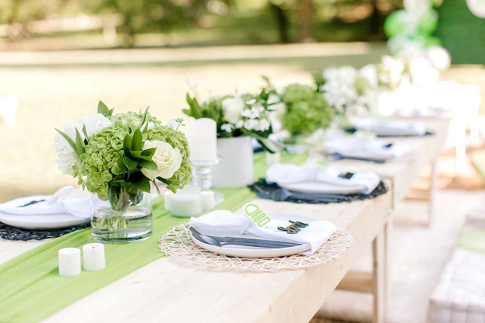 Atlanta’s Piedmont Park served as the backdrop for a branded picnic La Fête created for Shake Shack.