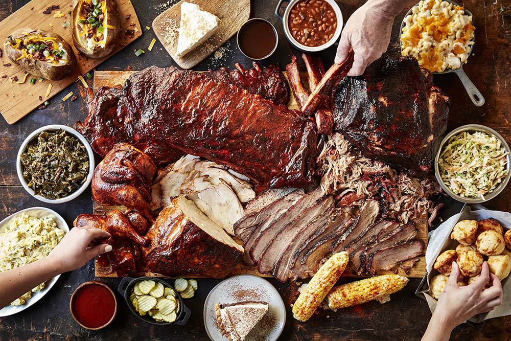 Jim 'N Nick's Bar-B-Q, with locations in six Southern states, offers guests a variety of proteins and sides.