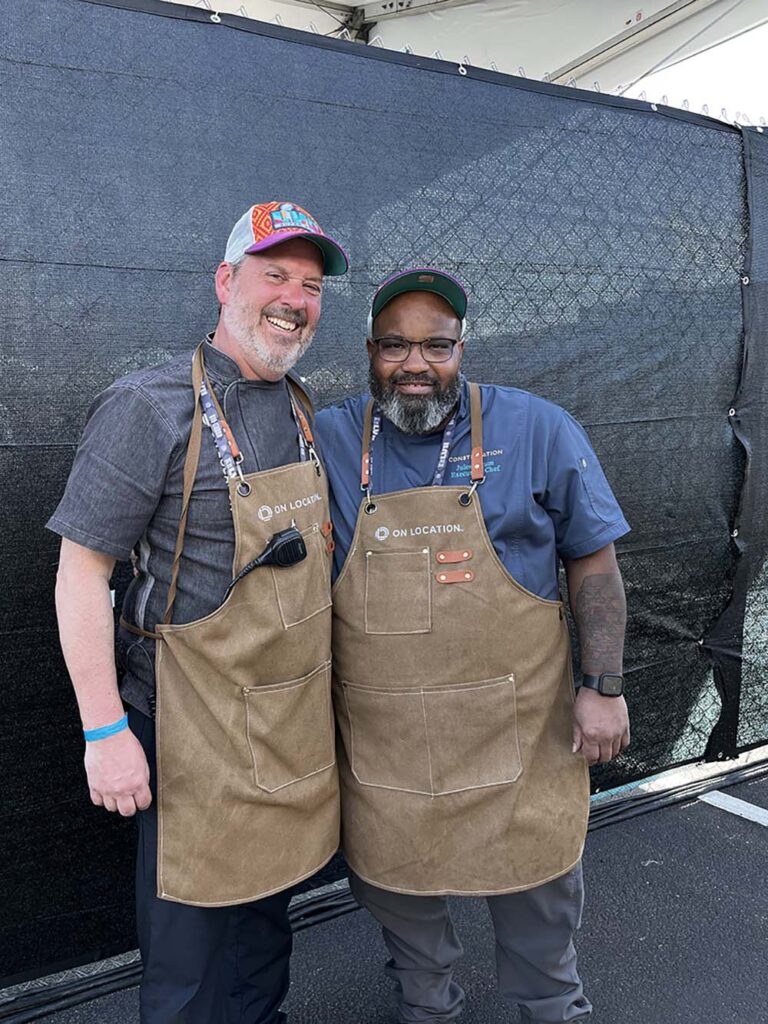 Chefs Brendon Smith and Jules Odum