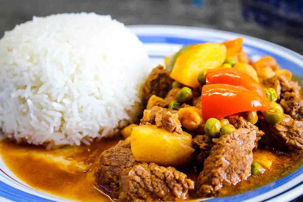 Chicken adobo with jasmine rice from Pinay Appetit