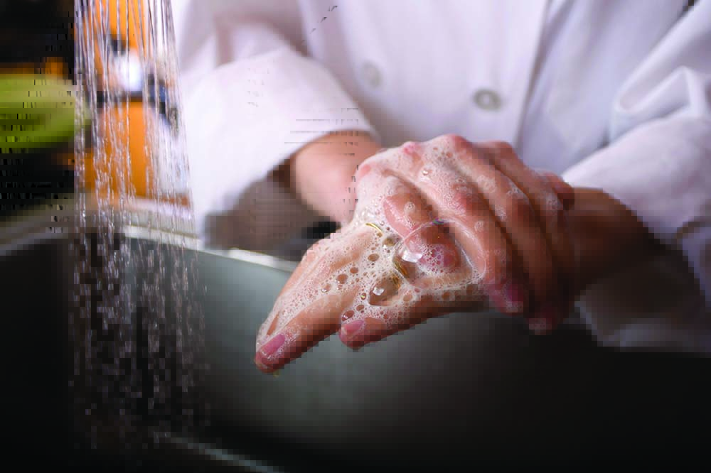 The CDC reported that many foodservice workers don’t wash their hands frequently enough.