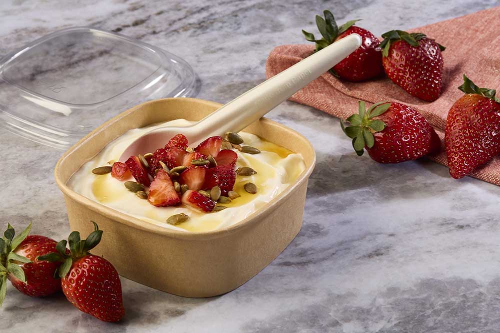 Served Insulated Serving Bowl - Strawberry