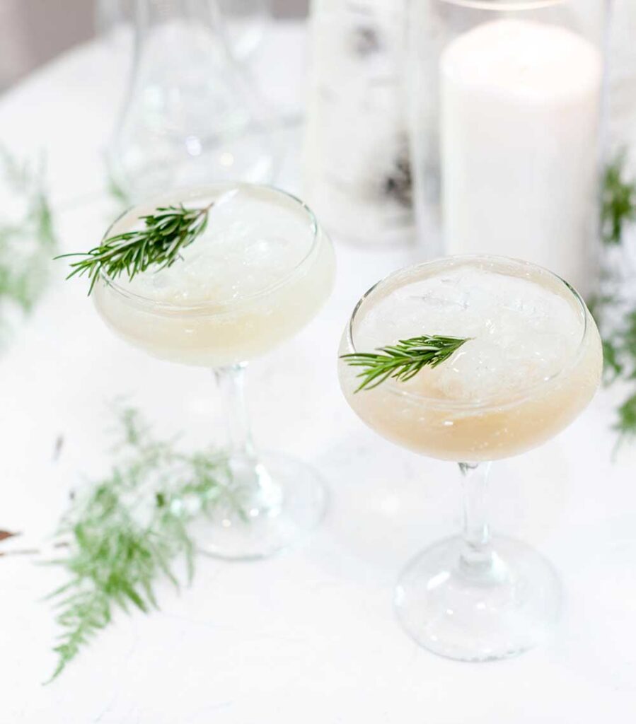 The Spiced Pear 75 is on HD Liquid Catering’s holiday cocktail menu.