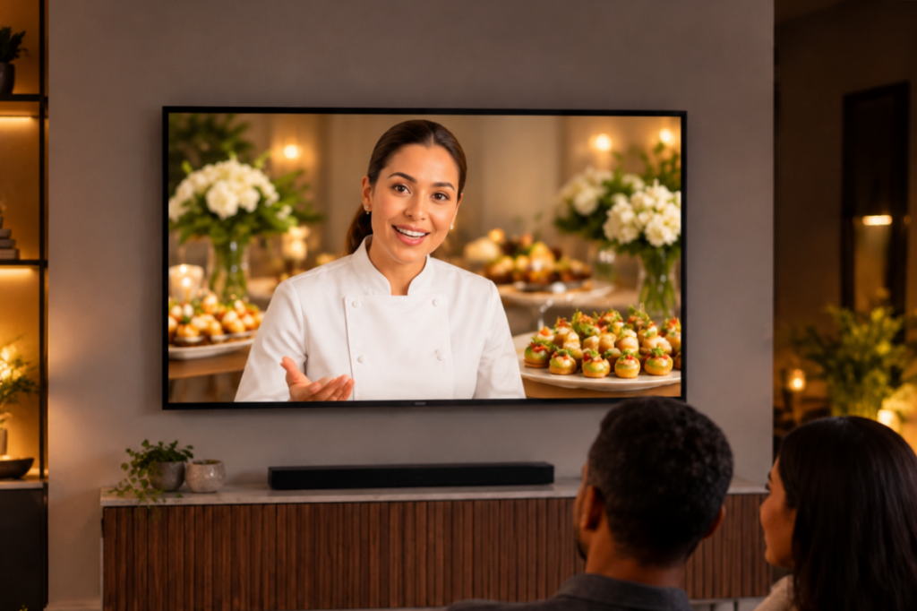 How Caterers Can Plan a Successful CTV Ad Campaign